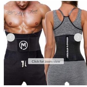 Black Women's/Men Apparel Waist Trimmer